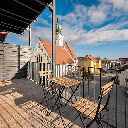 Crest - Riverside Lofts Mit Parken I Balkon I Kueche I Regendusche パッサウ エクステリア 写真